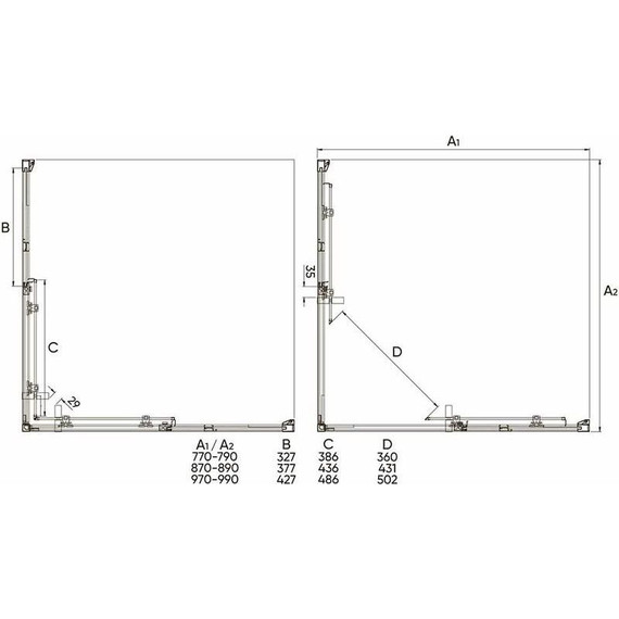 Душевое ограждение Veconi Rovigo 100x100 см RV47-100-01-C4, хром/прозрачное фото 5