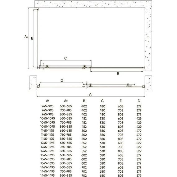 Душевое ограждение Veconi Rovigo 150х80 см RV072B-15080-01-C4, чёрный/прозрачное - 3 Душевое ограждение Veconi Rovigo 150х80 см RV072B-15080-01-C4, чёрный/прозрачное фото 3