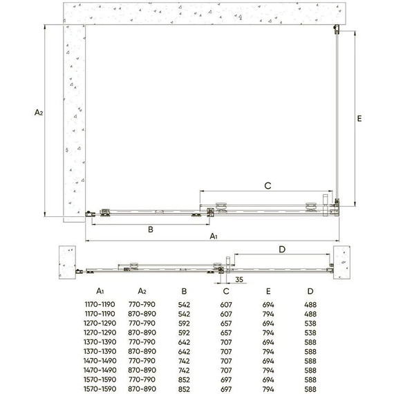 Душевое ограждение Veconi Rovigo 130х90 см RV070-13090PR-01-19C4, чёрный/прозрачное - 3 Душевое ограждение Veconi Rovigo 130х90 см RV070-13090PR-01-19C4, чёрный/прозрачное фото 3