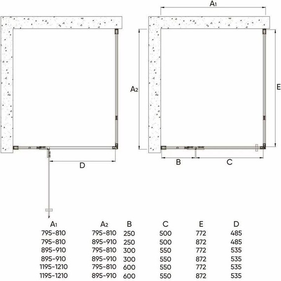 Душевое ограждение Veconi Rovigo 80x80 см RV073-8080-01-C4, хром/прозрачное фото 5