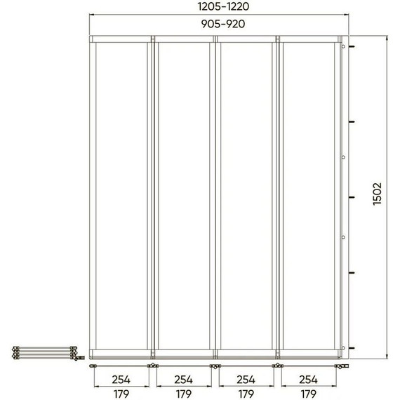 Шторка для ванны Veconi Palau 90 см PL74R-90-01-19C4, хром/прозрачное R - 3 Шторка для ванны Veconi Palau 90 см PL74R-90-01-19C4, хром/прозрачное R фото 3