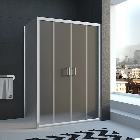 Душевое ограждение Veconi Rovigo 130х100 см RV045-130100PR-02-19C1, хром/матовое - 3 Душевое ограждение Veconi Rovigo 130х100 см RV045-130100PR-02-19C1, хром/матовое фото 3