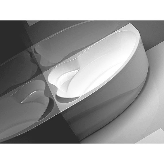 Ванна акриловая Aquanet Mayorca 150x100 см 204008 L фото 11