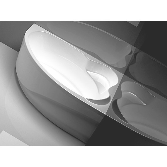 Ванна акриловая Aquanet Mayorca 150x100 см 204009 R фото 11