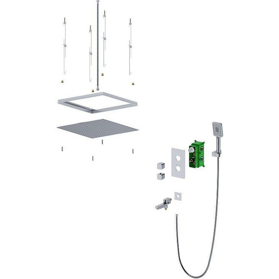 Душевая система для ванны с термостатом Timo Petruma SX-5019/00SM - 4 Душевая система для ванны с термостатом Timo Petruma SX-5019/00SM фото 4