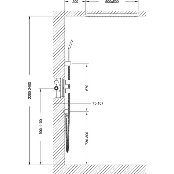 Душевая система для душа с термостатом Timo Petruma SX-5029/17SM, золото матовое фото 9
