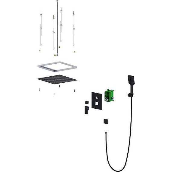 Душевая система для душа Timo Selene SX-2029/03SM, черный - 3 Душевая система для душа Timo Selene SX-2029/03SM, черный фото 3