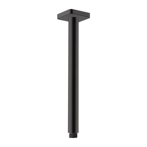Кронштейн потолочный для верхнего душа Hansgrohe Vernis Shape 300 мм 26407670, черный матовый фото 