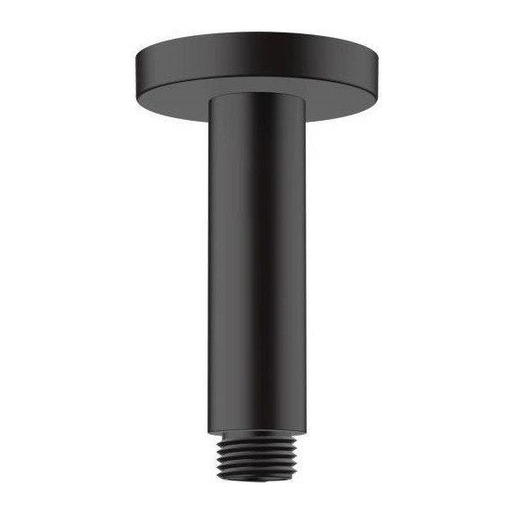 Кронштейн потолочный для верхнего душа Hansgrohe Vernis Blend 100 мм 27804670, черный матовый фото 