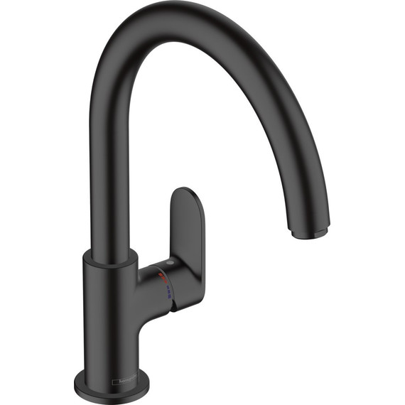 Смеситель для кухни Hansgrohe Vernis Blend 71870670, черный матовый фото 
