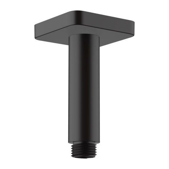 Кронштейн потолочный для верхнего душа Hansgrohe Vernis Shape 100 мм 26406670, черный матовый фото 