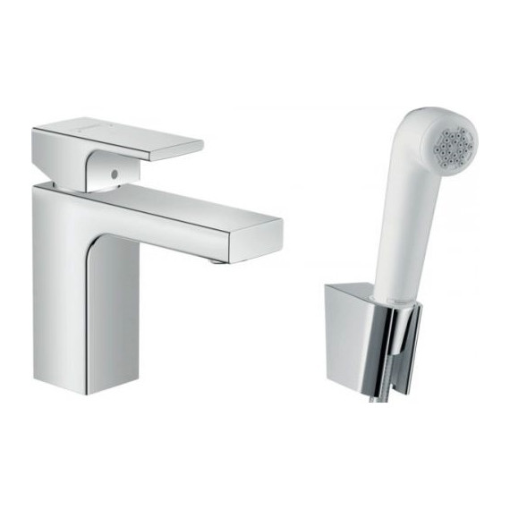 Смеситель для раковины с лейкой для биде Hansgrohe Vernis Shape 71216000 фото 
