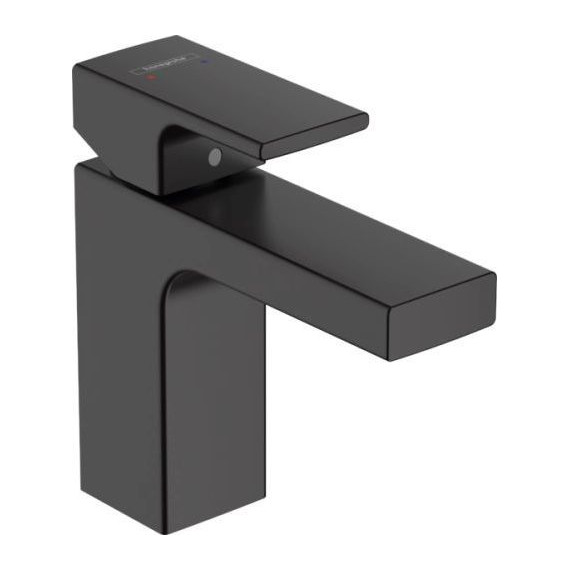 Смеситель для раковины Hansgrohe Vernis Shape 71561670, черный матовый фото 