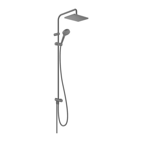 Душевая стойка Hansgrohe Vernis Shape Showerpipe 230 1jet Reno 26282670, черный матовый фото 