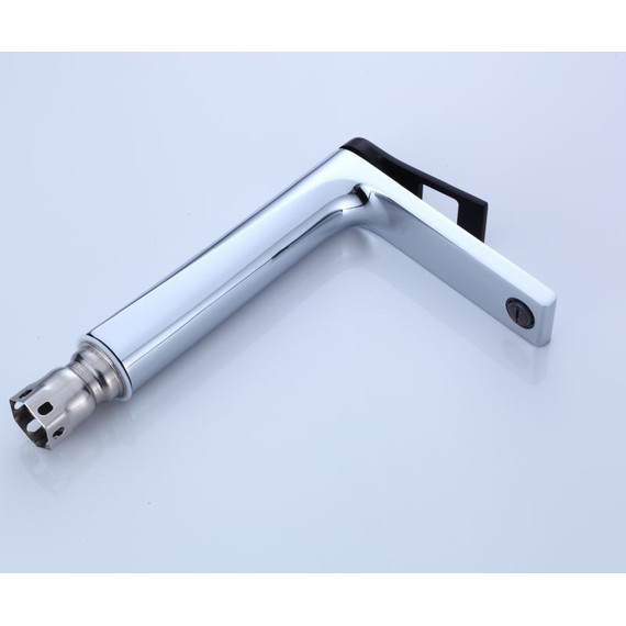 Смеситель для раковины высокий Bronze de Luxe Element EL21CB, хром матовый/черный - 3 Смеситель для раковины высокий Bronze de Luxe Element EL21CB, хром матовый/черный фото 3