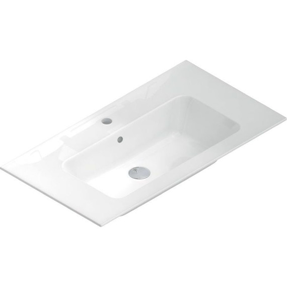 Тумба подвесная с раковиной Kerama Marazzi Piano 85 см PI.85\OLM, дымчатый вяз фото 5