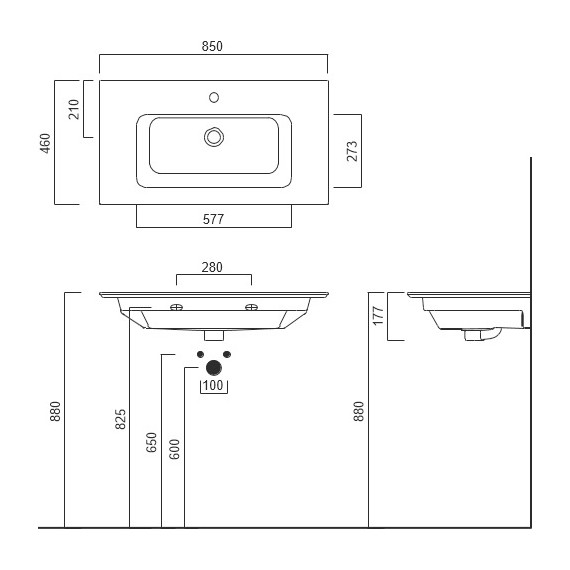 Тумба подвесная с раковиной Kerama Marazzi Piano 85 см PI.85\OLM, дымчатый вяз фото 7