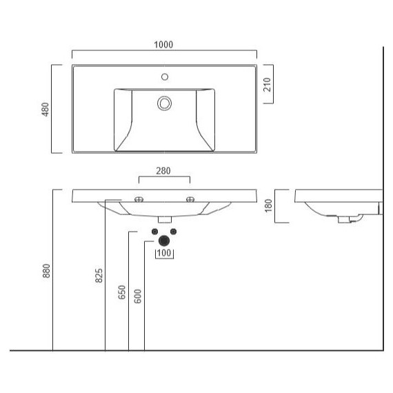 Тумба подвесная с раковиной Kerama Marazzi Cubo 100 см CU.100\MAL, мальва - 3 Тумба подвесная с раковиной Kerama Marazzi Cubo 100 см CU.100\MAL, мальва фото 3