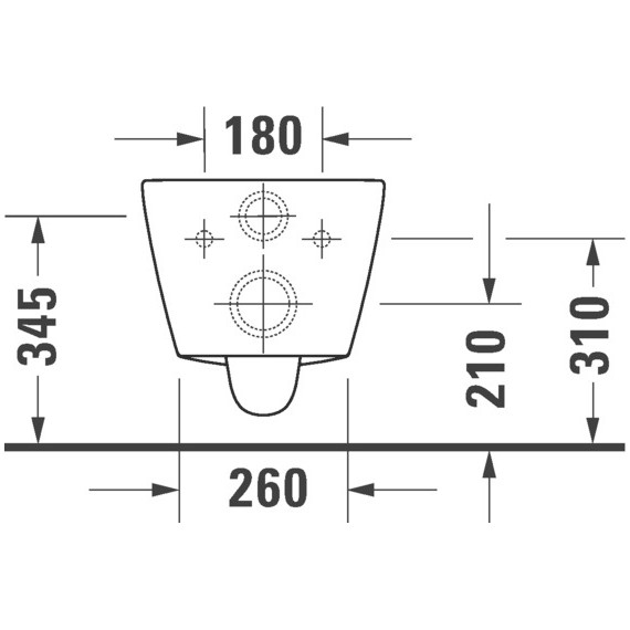 Унитаз подвесной Duravit D-Neo Rimless 2577090000 фото 8