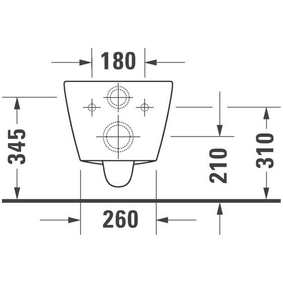 Унитаз подвесной Duravit D-Neo Rimless 2587090000 фото 10