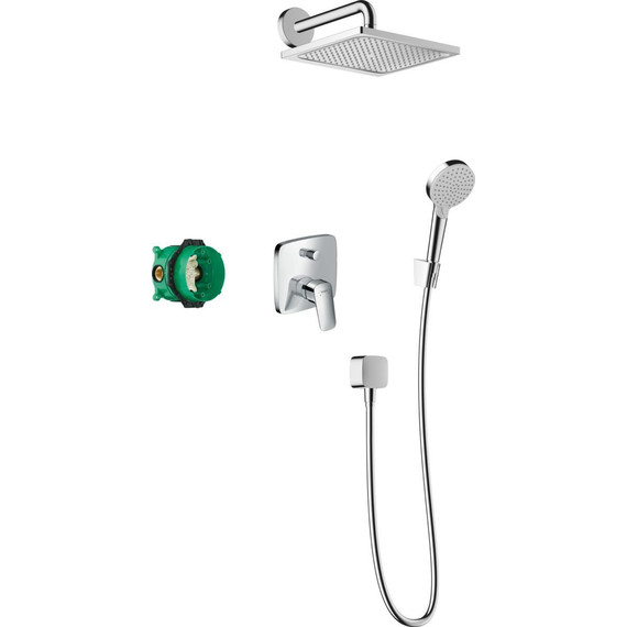 Душевая система для душа с термостатом Hansgrohe Crometta E 27957000 фото 