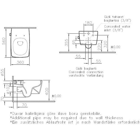 Унитаз-биде подвесной Vitra Metropole Rim-Ex 7672B003-1684 - 2 Унитаз-биде подвесной Vitra Metropole Rim-Ex 7672B003-1684 фото 2