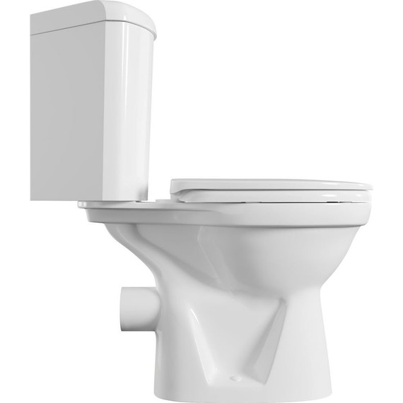 Унитаз-компакт угловой VitrA Norm Wenkel 9854B099-7200 с крышкой микролифт - 3 Унитаз-компакт угловой VitrA Norm Wenkel 9854B099-7200 с крышкой микролифт фото 3