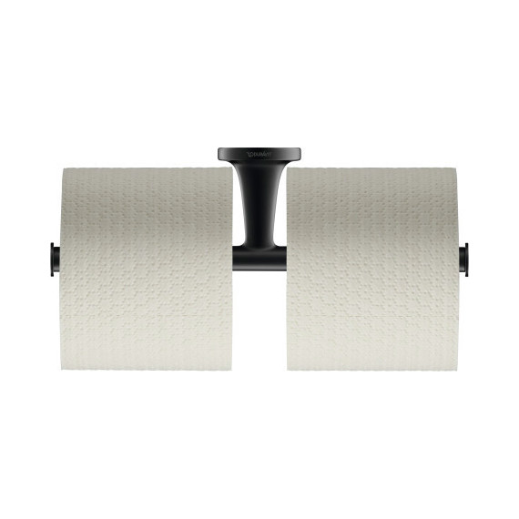 Держатель для туалетной бумаги Duravit Starck T 0099384600, чёрный матовый фото 2