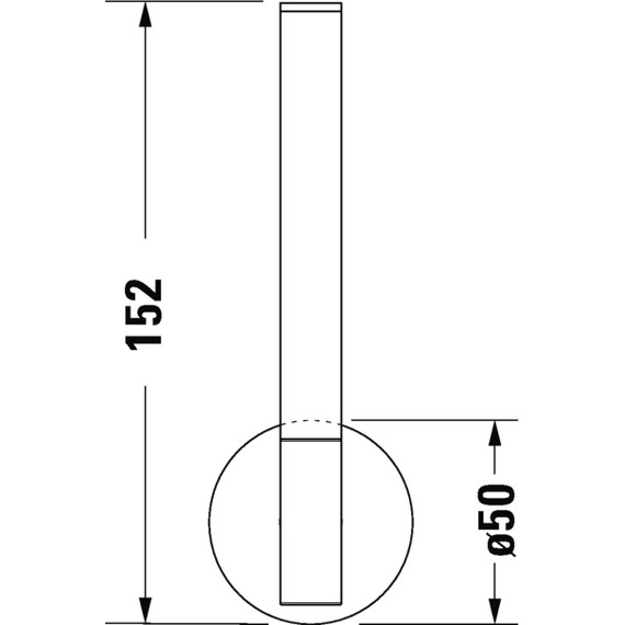Держатель для туалетной бумаги Duravit Starck T 0099394600, чёрный матовый - 4 Держатель для туалетной бумаги Duravit Starck T 0099394600, чёрный матовый фото 4