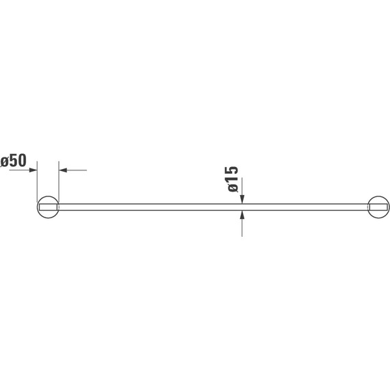Держатель для полотенца Duravit Starck T 0099434600, чёрный матовый - 3 Держатель для полотенца Duravit Starck T 0099434600, чёрный матовый фото 3
