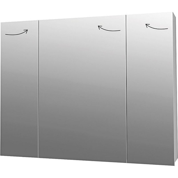 Зеркало-шкаф Dreja Almi 90 см 99.9012, белый глянец фото 2