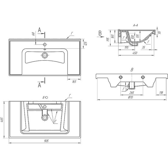 Тумба подвесная с раковиной Dreja Grace 90 см 99.0903, белый глянец - 7 Тумба подвесная с раковиной Dreja Grace 90 см 99.0903, белый глянец фото 7