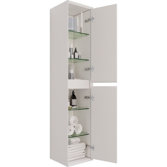 Пенал подвесной Dreja Insight 35 см 99.9201, белый глянец - 9 Пенал подвесной Dreja Insight 35 см 99.9201, белый глянец фото 9