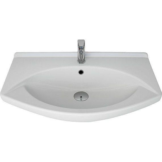 Тумба подвесная с раковиной Dreja Laguna 75 см 99.0102, белый глянец (раковина Лагуна) - 3 Тумба подвесная с раковиной Dreja Laguna 75 см 99.0102, белый глянец (раковина Лагуна) фото 3