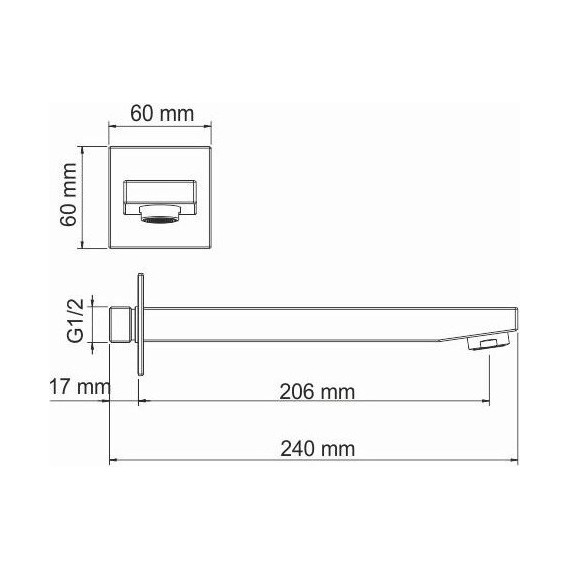 Излив для ванны WasserKraft A091 - 2 Излив для ванны WasserKraft A091 фото 2