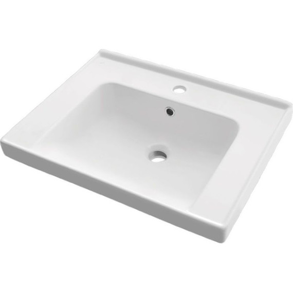 Тумба подвесная с раковиной Dreja Prime 60 см 99.9300, белый глянец фото 15