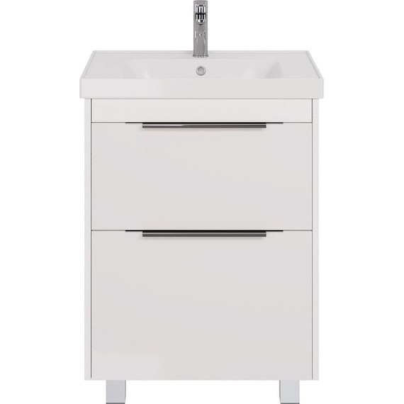 Тумба подвесная с раковиной Dreja Prime 70 см 99.9301, белый глянец - 12 Тумба подвесная с раковиной Dreja Prime 70 см 99.9301, белый глянец фото 12