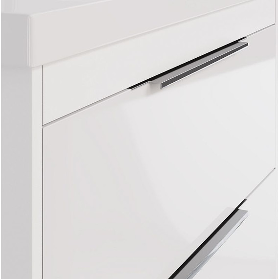 Тумба подвесная с раковиной Dreja Prime 70 см 99.9301, белый глянец - 13 Тумба подвесная с раковиной Dreja Prime 70 см 99.9301, белый глянец фото 13