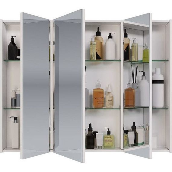 Зеркало-шкаф Dreja Prime 90 см 99.9306, белый глянец - 7 Зеркало-шкаф Dreja Prime 90 см 99.9306, белый глянец фото 7