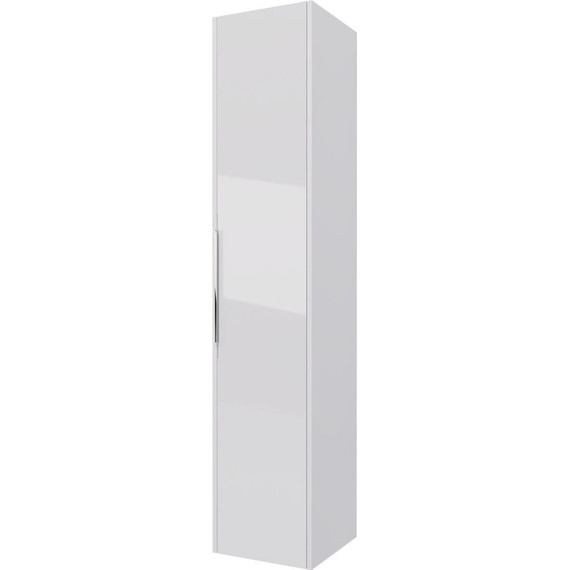 Пенал подвесной Dreja Prime 35 см 99.9303, белый глянец фото 