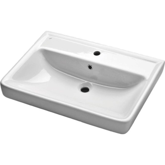 Тумба подвесная с раковиной Dreja Q 55 см 99.0007, белый глянец - 9 Тумба подвесная с раковиной Dreja Q 55 см 99.0007, белый глянец фото 9