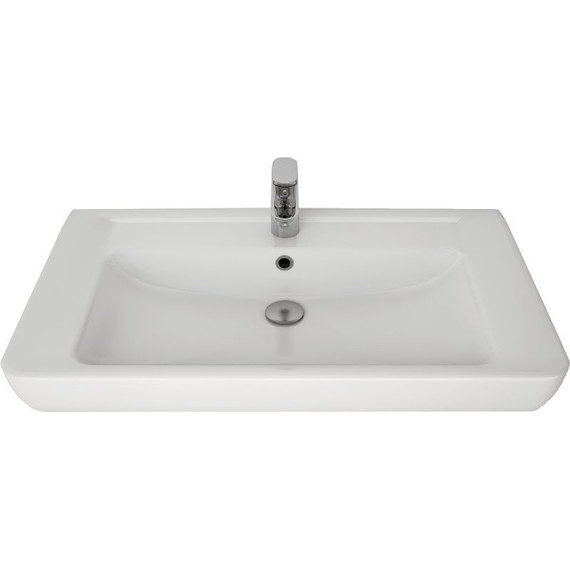 Тумба напольная с раковиной Dreja Q Plus 80 см 99.0006, белый глянец - 7 Тумба напольная с раковиной Dreja Q Plus 80 см 99.0006, белый глянец фото 7