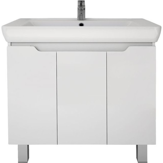 Тумба напольная с раковиной Dreja Q Plus 80 см 99.1006, белый глянец - 7 Тумба напольная с раковиной Dreja Q Plus 80 см 99.1006, белый глянец фото 7