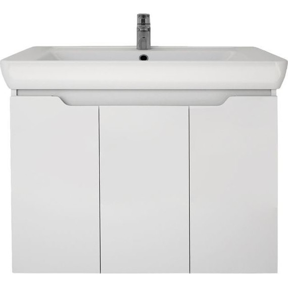 Тумба напольная с раковиной Dreja Q Plus 80 см 99.1006, белый глянец - 8 Тумба напольная с раковиной Dreja Q Plus 80 см 99.1006, белый глянец фото 8