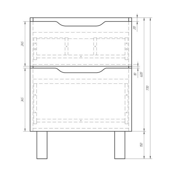Тумба напольная с раковиной Dreja Q Plus 80 см 99.0006, белый глянец - 10 Тумба напольная с раковиной Dreja Q Plus 80 см 99.0006, белый глянец фото 10