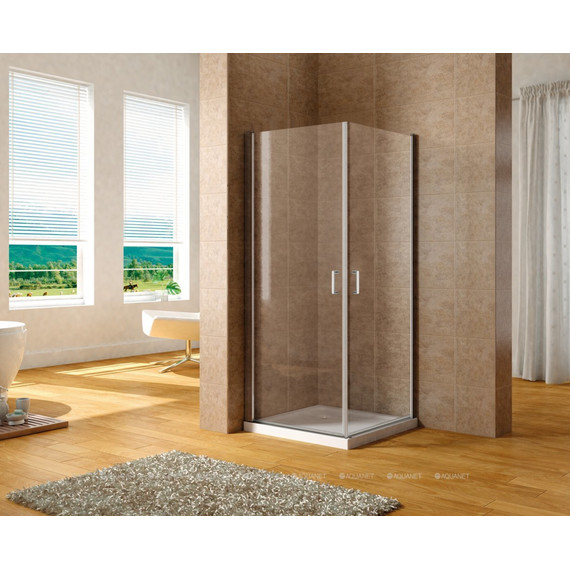 Душевое ограждение Aquanet Cinetic AE12-N-80H190U-CT + AE12-N-90H190U-CT 80х90 см, хром/прозрачное - 3 Душевое ограждение Aquanet Cinetic AE12-N-80H190U-CT + AE12-N-90H190U-CT 80х90 см, хром/прозрачное фото 3