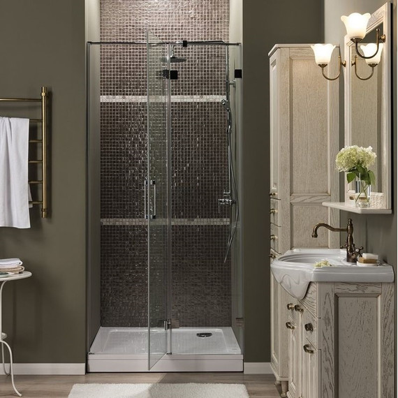 Душевая дверь Aquanet Beta NWD6221 100 см (стекло 8 мм) хром/прозрачное L фото 5