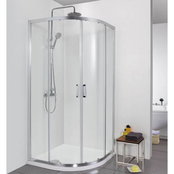 Душевое ограждение Aquanet Alfa NAA2142 90 см, хром/прозрачное фото 3