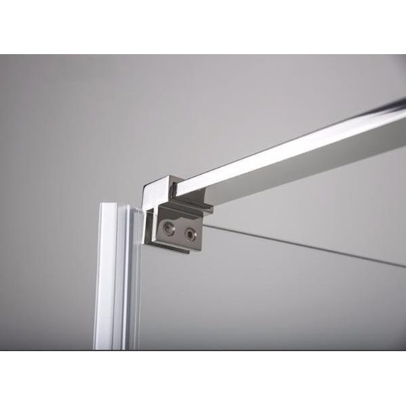 Душевое ограждение Aquanet Beta NWD1231 140х80 см (стекло 8 мм), хром/прозрачное фото 5