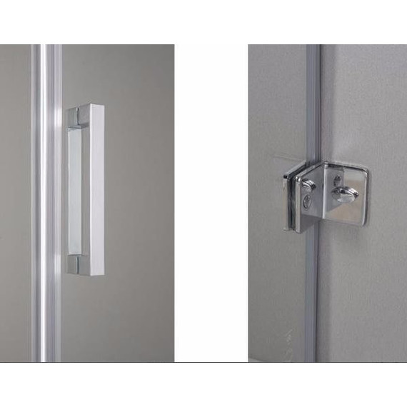 Душевое ограждение Aquanet Beta NWD1231 140х80 см (стекло 8 мм), хром/прозрачное фото 6